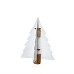 Juletræ på træfod hvid 20 cm fra Lübec Living OOhh - Tinashjem 